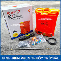 Bình phun xịt trừ sâu khử khuẩn tưới cây bằng điện Kubota 16L