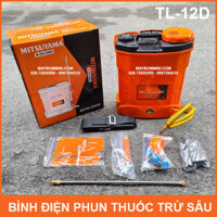 Bình phun xịt trừ sâu khử khuẩn tưới cây bằng điện 12 lít Mitsuyama TL-12D