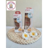 BÌNH PIGEON SOFTTOUCH PPSU PLUS 160ML-240ML NÚM VÚ SIÊU MỀM