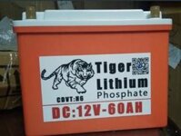 Bình Pin Lithium 60Ah chống nước hoàn toàn tuyệt đối-Pin lithium 12V-60Ah NEW