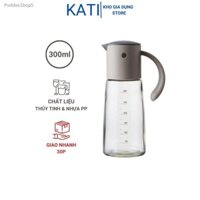 Bình rót dầu Lock&Lock Bird Oil Bottle LLG706 300ML, tự động mở nắp khi rót, có vạch chia dung tích