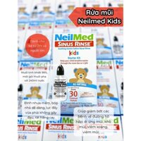 Bình rửa mũi cho bé 2y+ NeilMed Sinus Rinse Mỹ - bộ 30 gói | TÁO BẮP'S HOUSE