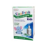 Bình rửa mũi cho bé Cát Linh Sinufresh Kids chai 180ml tặng kèm 15 gói muối nano rửa xoang, dụng cụ có van điều chỉnh
