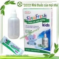 Bình rửa mũi cho bé SinuFresh kids kèm 15 gói muối