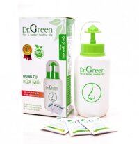 Bình Rửa Mũi Dr Green & 10 Gói Muối Cho Bé