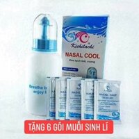 BÌNH RỬA MŨI NASAL COOL- Tặng 6 gói muối sinh lý