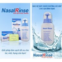 Bình rửa mũi NasalRinse kèm 10 gói muối Nasal Rinse