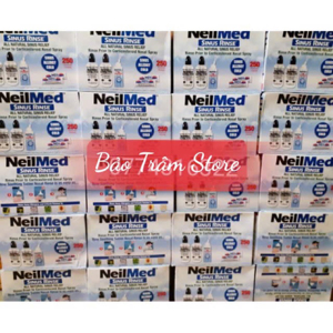 Bình rửa mũi Neilmed Mỹ 240ml kèm 50 gói muối