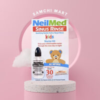 Bình rửa mũi NeilMed Sinus Rinse Kids cho bé từ 2 tuổi 30 gói muối + bình 120ml