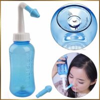 BÌNH RỬA MŨI WATER PULSE DÀNH CHO NGƯỜI LỚN VÀ TRẺ EM TẶNG KÈM 1 CHAI NƯỚC MUỐI SINH LÍ 500ML - HOẶC COMBO 30 GÓI MUỐI