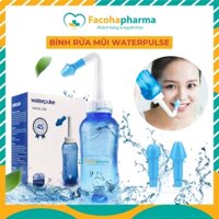 Bình rửa mũi Waterpulse bình xịt rửa mũi giúp làm sạch khoang mũi loại bỏ bụi bẩn phấn hoa CN065 - Bịch muối rửa mũi Bạc hà 300ml/07