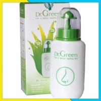 Bình rửa mũi xoang Dr. Green tặng 20 gói rửa mũi  , Dr. Green làm sạch mũi cho bé