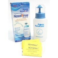 Bình rửa mũi xoang Nasal Rinse tặng 10 gói muối rửa mũi