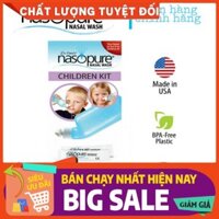 Bình rửa mũi Xoang Nasopure Children Kit ( Bình nhỏ 120ml + 2 Muối ) - Nhập Khẩu Từ MỸ