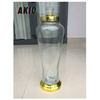 Bình sâm thủy tinh ngâm rượu không vòi kiểu dáng sang trọng 3L , 5L , 7L