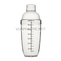Bình Shaker Nhựa Có Vạch Đen 700ml – Bình Lắc Nhựa