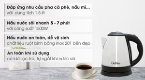 Bình siêu tốc Delites ST15S01 1.5 lít