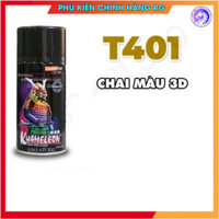 Bình sơn Xịt Samurai màu 3D T401 màu tím khameleon sơn trên nền đen nhám