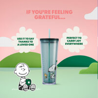 Bình Starbucks CCUP 24OZ PL PEANUTS LOVE (710 mL)