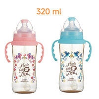 Bình sữa 320ml cổ chuẩn chính hãng Simba chất liệu PPSU của Mỹ-đạt kiểm nghiệm chất lượng cấp thực phẩm FDA