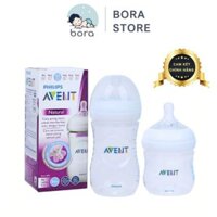 Bình sữa Avent Natural 60ml 125ml 260ml 330ml chính hãng mẫu cũ, được chọn núm