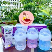 Bình sữa Avent Natural cổ rộng 125ml [Tách set][Hỗ trợ đổi size núm][100% chính hãng]