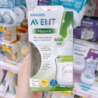 Bình sữa Avent Natural thủy tinh 120ml / 240ml - BAABEELAND