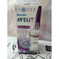 Bình Sữa Avent Natural [FREESHIP] Bình Sữa Tự Nhiên - Núm Ti Nhẵn Mịn Size 125 260 330ml lttp2001