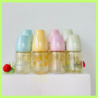 Bình sữa Babuu cổ rộng nhựa PPSU dung tích 170ml và 270ml (Tặng thêm 1 núm ti)