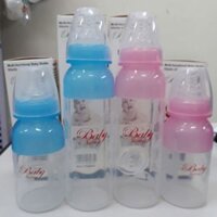 Bình sữa Baby Love silicon 2in1 cổ hẹp 110ml /210ml - Anh ( tặng thêm 1 núm ti )