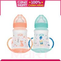 Bình sữa cho bé cổ rộng có quai phía đáy (250ml), không chứa BPA