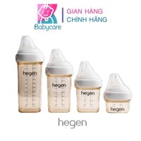 Bình sữa cho bé Hegen PPSU, Bình sữa trẻ em cổ rộng 150ml 240ml- FULL BOX