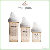 Bình sữa cho bé Hegen PPSU, Bình sữa trẻ em cổ rộng 150ml 240ml 330ml - Monnie Kids