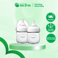 Bình Sữa Cho Bé Kichilachi Natural Cổ Rộng Nhựa Pp, Núm Ti Silicon Mềm Có Van Thoát Khí - Sữa 3 Tốt
