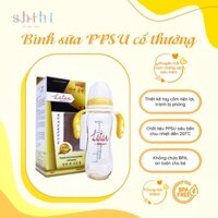 Bình sữa cho bé Latan, chất liệu PPSU an toàn, chính hãng Hàn Quốc, chống sặc, tay cầm chống trượt, dung tích 250ml