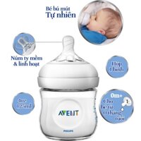 Bình sữa cho bé Philips Avent Natural Baby cao cấp chính hãng không có BPA đủ size 60ml/125ml/260ml/330ml