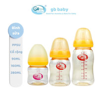Bình sữa cho bé PPSU GB-Baby Cổ rộng dung tích 90ml 160ml 280ml
