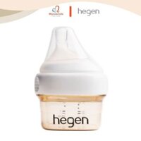 Bình sữa cho bé sơ sinh HEGEN PPSU 60ml, bình sữa trẻ em núm số 0 nhựa cao cấp - Monnie Kids