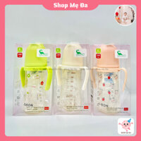 Bình Sữa cho Bé Sơ Sinh Jubon Kèm Tay Cầm và Ống Hút size 180ml và 280ml