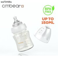 bình sữa cho béBình sữa Cmbear lên đến 150ml với núm vú và nắp,BPA FREE