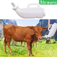 Bình sữa cho con bê Giá đỡ chai thịt cừu Đồ dùng chăn nuôi Bình nước 2L có núm vú Trang trại dê Động vật bò bò