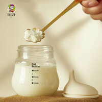 Bình sữa cho thú cưng TIEZI, Bình sữa cho mèo con có tỷ lệ 80ml, Núm vú silicon chống cắn di động cho chó sơ sinh