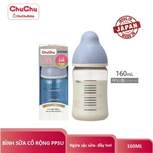 Bình sữa cổ rộng Chuchu Baby PPSU BPA Free 160ml
