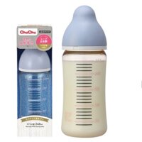 Bình sữa ChuchuBaby PPSU cổ rộng NEW dung tích 240ml cho bé từ 3 tháng