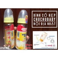 Bình Sữa Cổ Hẹp Chuchu Baby Nhật 240ml