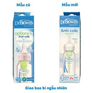 Bình sữa cổ hẹp nhựa PP Dr Brown 120ml