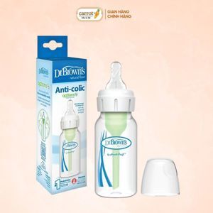 Bình sữa cổ hẹp nhựa PP Dr Brown 120ml