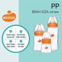 Bình sữa cổ hẹp PP Wesser 60ml140ml250ml - 60ml