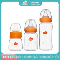 Bình sữa cổ hẹp PP Wesser 60ml/140ml/250ml, Bình sữa cho bé nhựa PP màu trắng