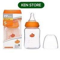 Bình sữa cổ hẹp tặng kèm van chống sặc 140ml PP Wesser KEN STORE